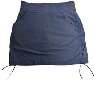 Columbia Navy Skort Athletic Hiking Omni-Shield Drawstring Side S